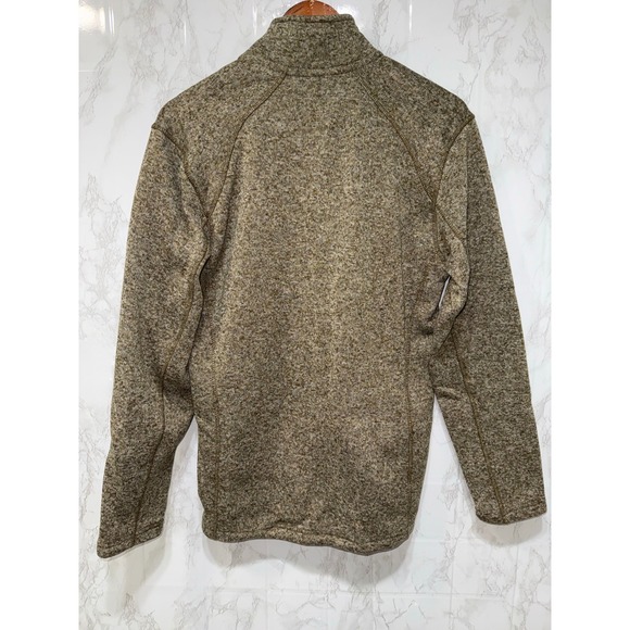NWT Eddie Bauer Men's Quarter Zip Pullover Bronze Size Small - Picture 4 of 7